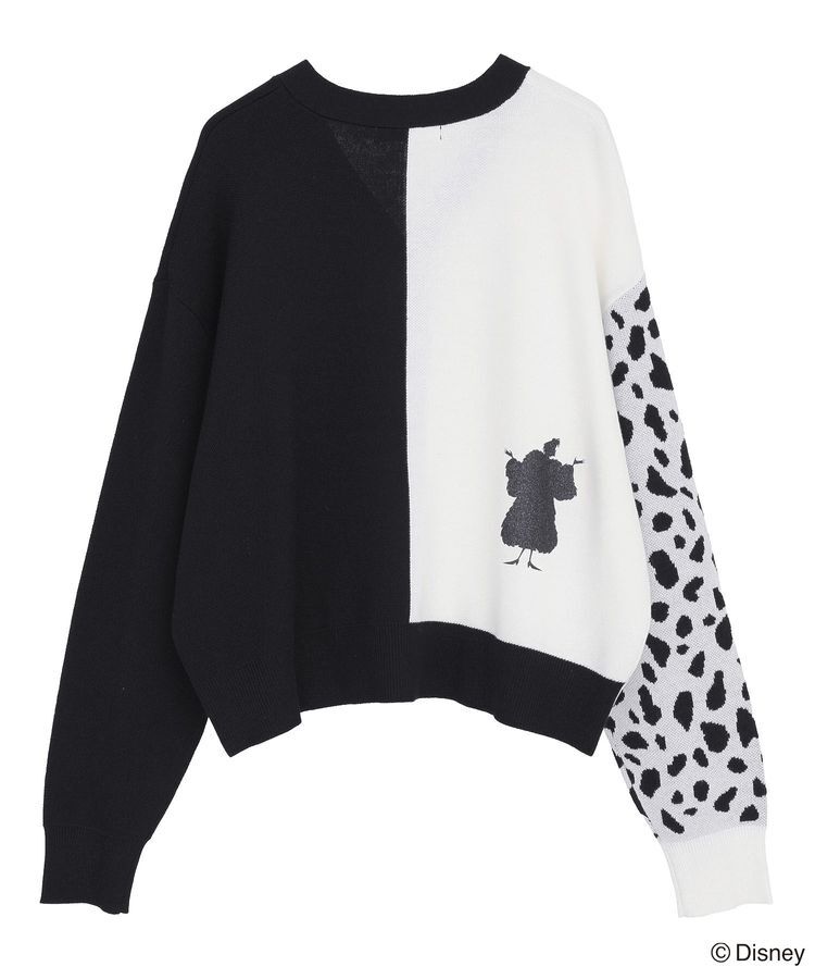 Green Parks「VILLAINS/アシンメトリーニットカーディガン」|カーディガン|