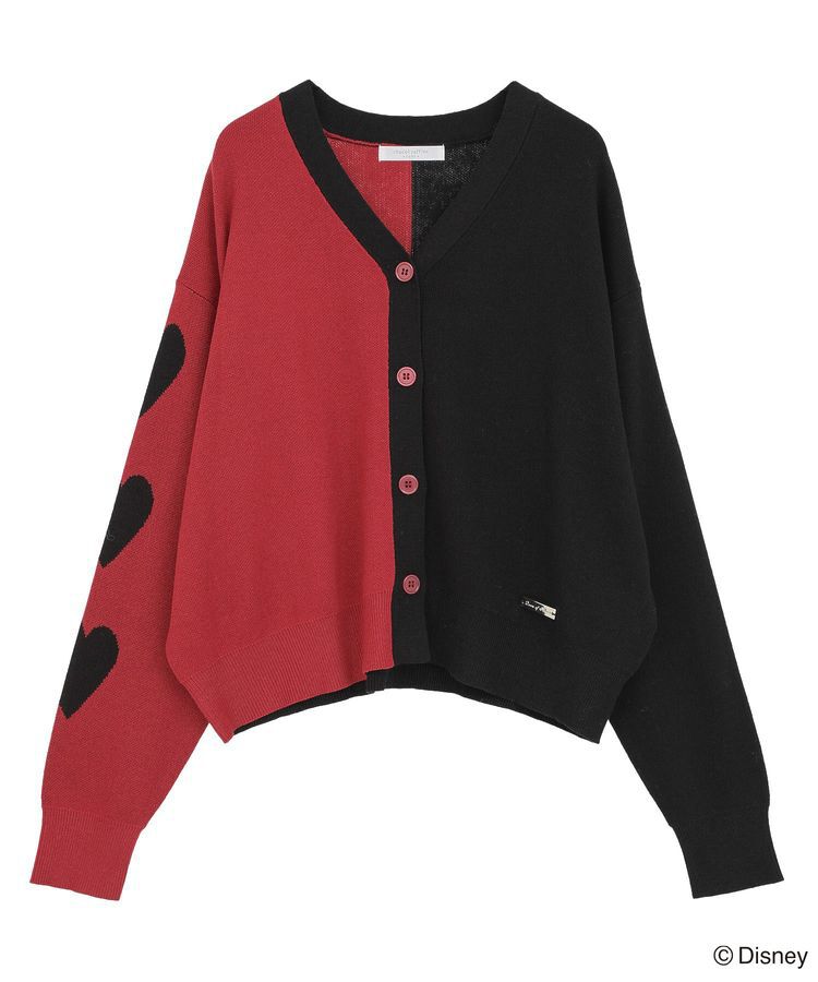 Green Parks「VILLAINS/アシンメトリーニットカーディガン」|カーディガン|