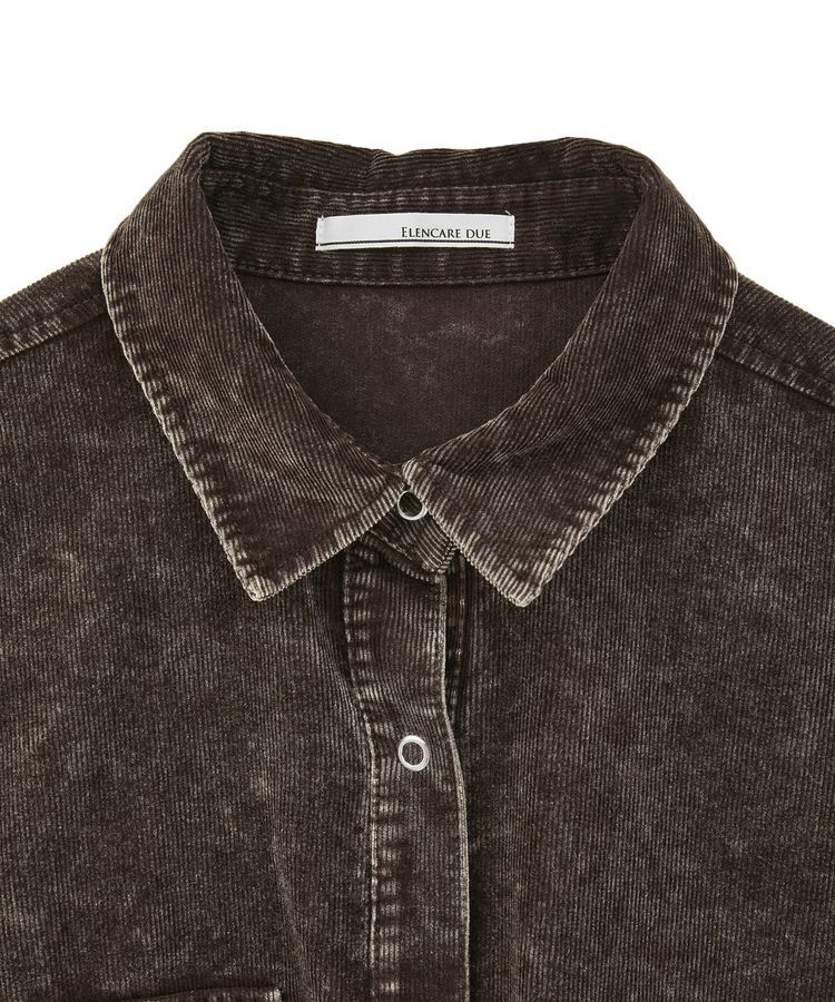 Green Parks「・ELENCARE DUE ケミカルコーデュロイシャツ」|シャツ・ブラウス|