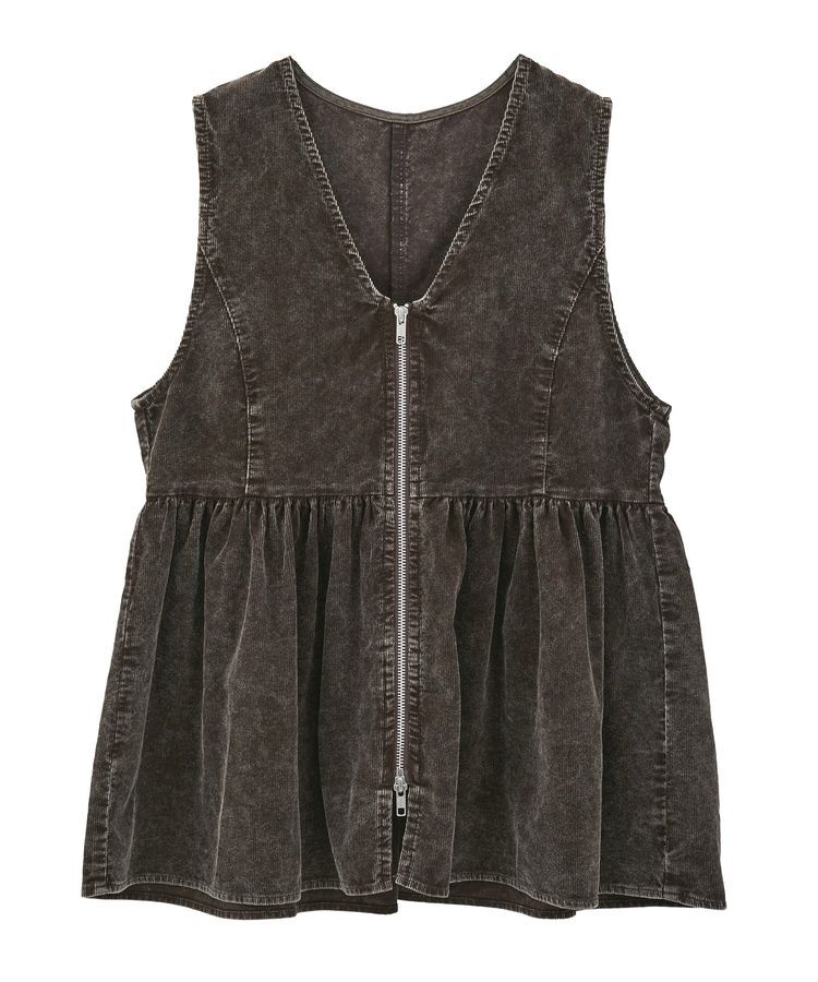 Green Parks「・ELENCARE DUE ケミカルコーデュロイベスト」|ベスト・ジレ|