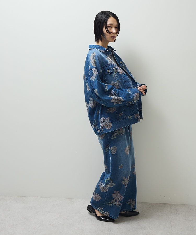 Green Parks「・SUGAR SPOON フラワーptオーバーGジャン」|テーラードジャケット|