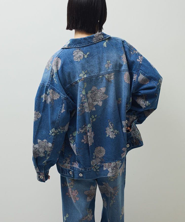 Green Parks「・SUGAR SPOON フラワーptオーバーGジャン」|テーラードジャケット|