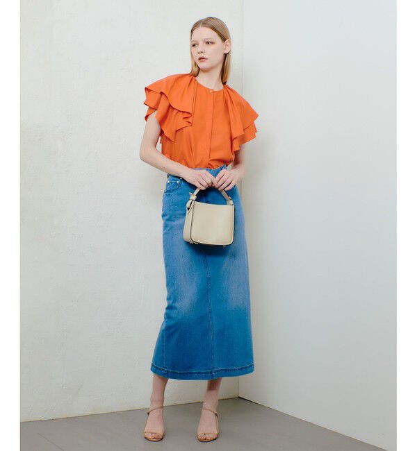 allureville「デニムタイトスカート」|スカート|