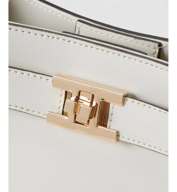 allureville「ツイストバックルスクエアショルダーバッグ」|ショルダー・メッセンジャー|