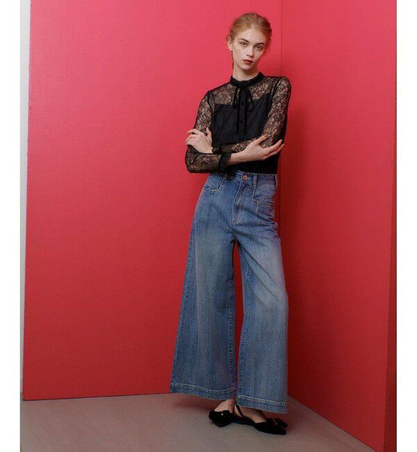 LOULOU WILLOUGHBY「◇【LOULOU WILLOUGHBY】デニムバギーパンツ」|デニム|