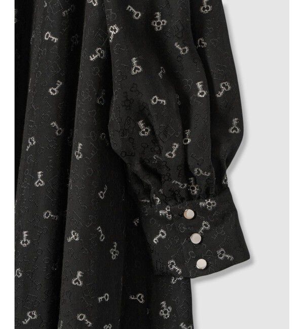 LOULOU WILLOUGHBY「【LOULOU WILLOUGHBY】KEYジャガードフレアワンピース」|ワンピース|