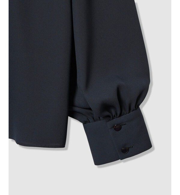 LOULOU WILLOUGHBY「【LOULOU WILLOUGHBY】ペタルフリルボウタイブラウス」|シャツ・ブラウス|