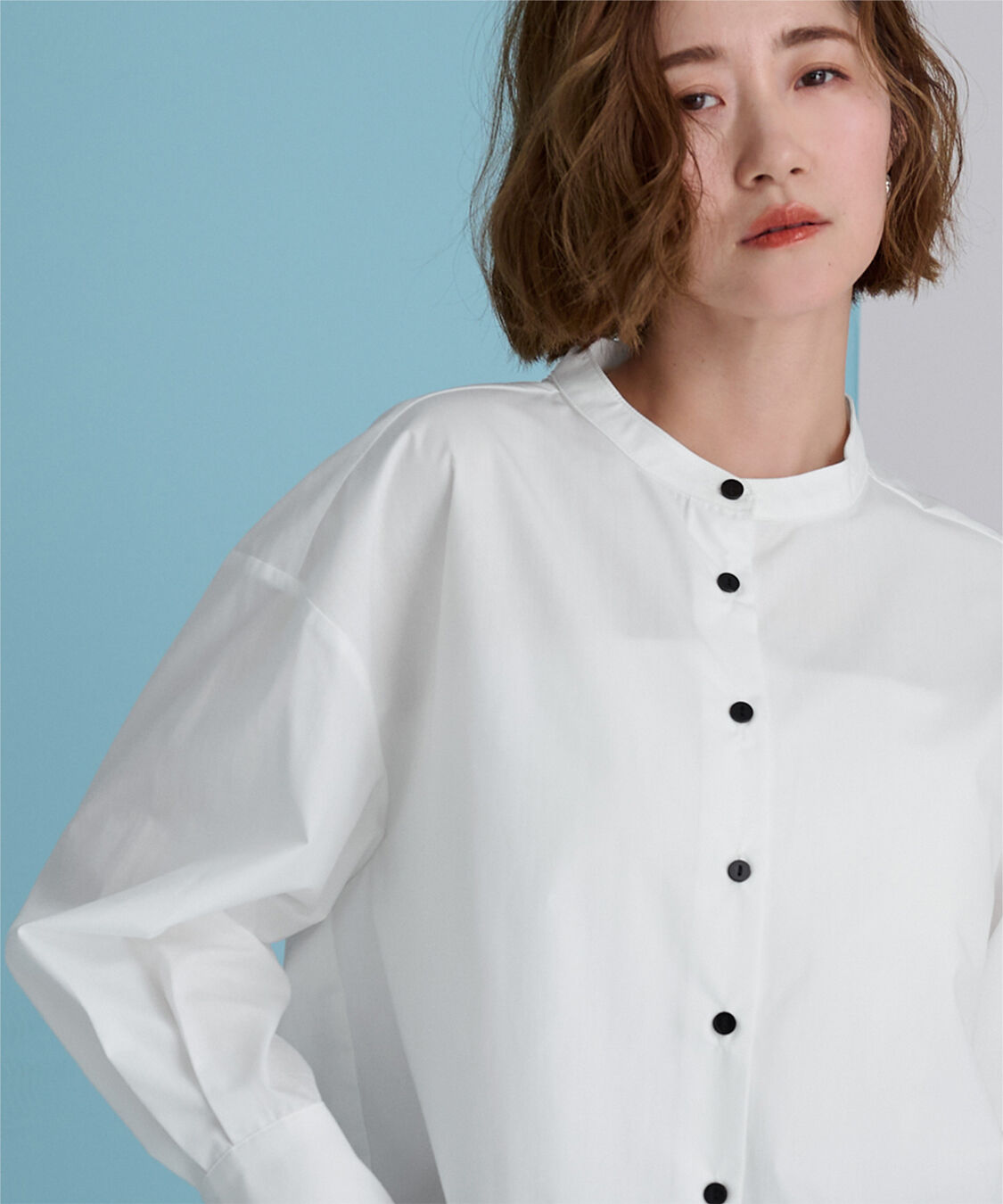 ur's「釦バックスリットチュニックシャツ」|シャツ・ブラウス|