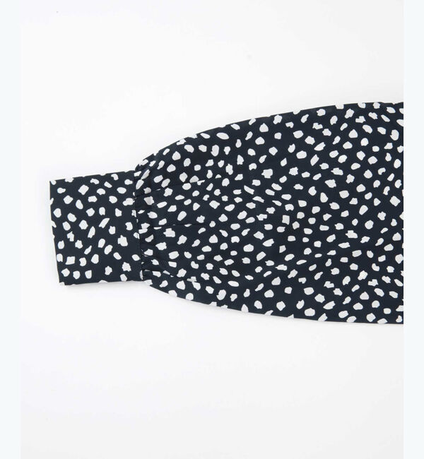 ur's「ダルメシアンプリントボウタイブラウス」|シャツ・ブラウス|