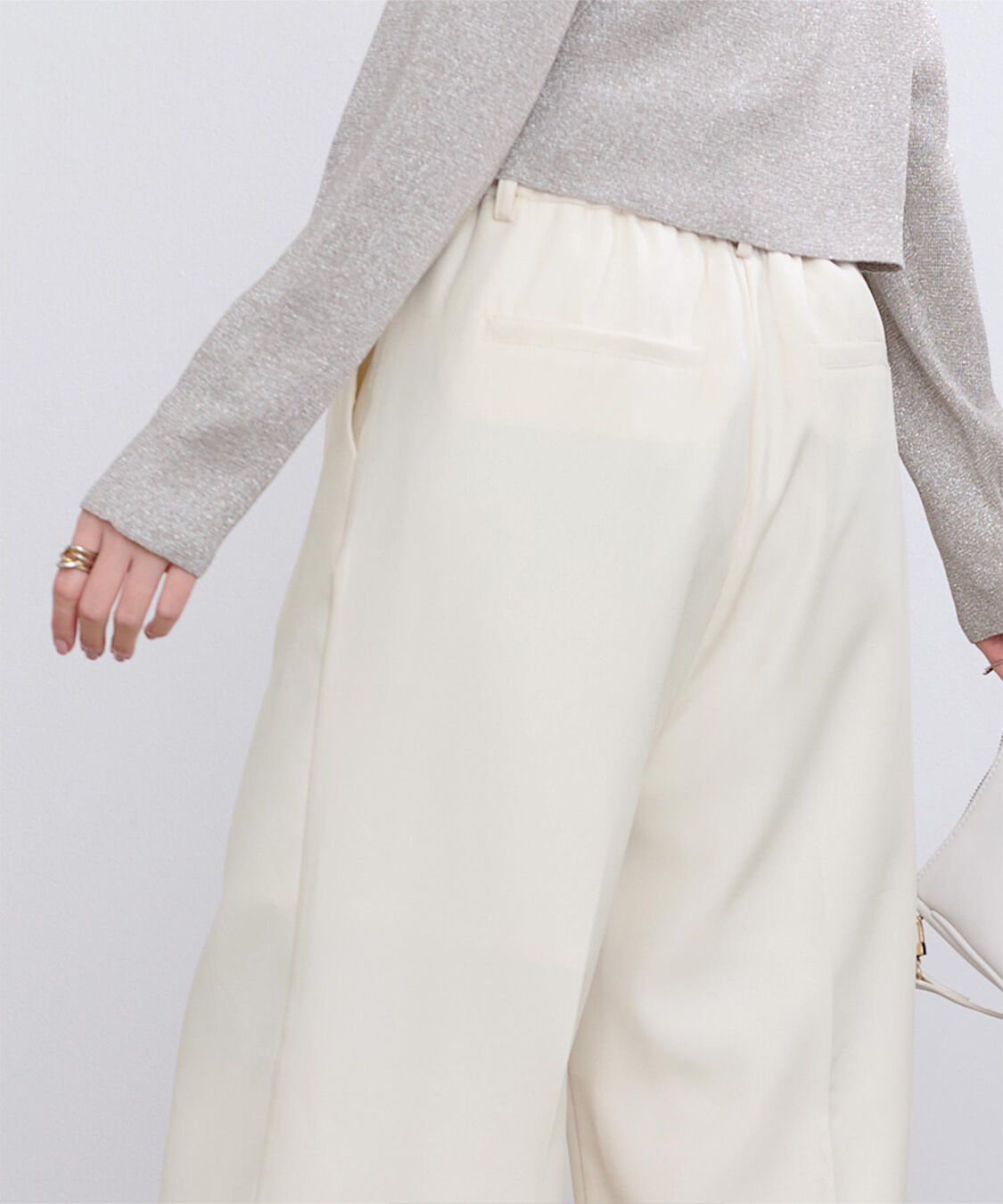 ur's「ワンタックカラーワイドパンツ」|スラックス|