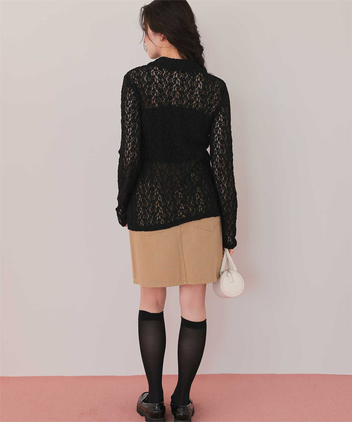 titivate「レースコンパクトシャツ」|シャツ・ブラウス|