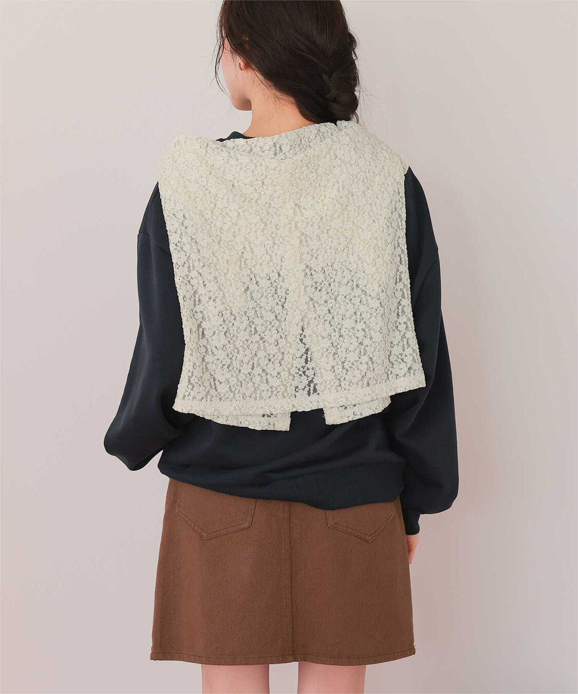 titivate「レースコンパクトシャツ」|シャツ・ブラウス|