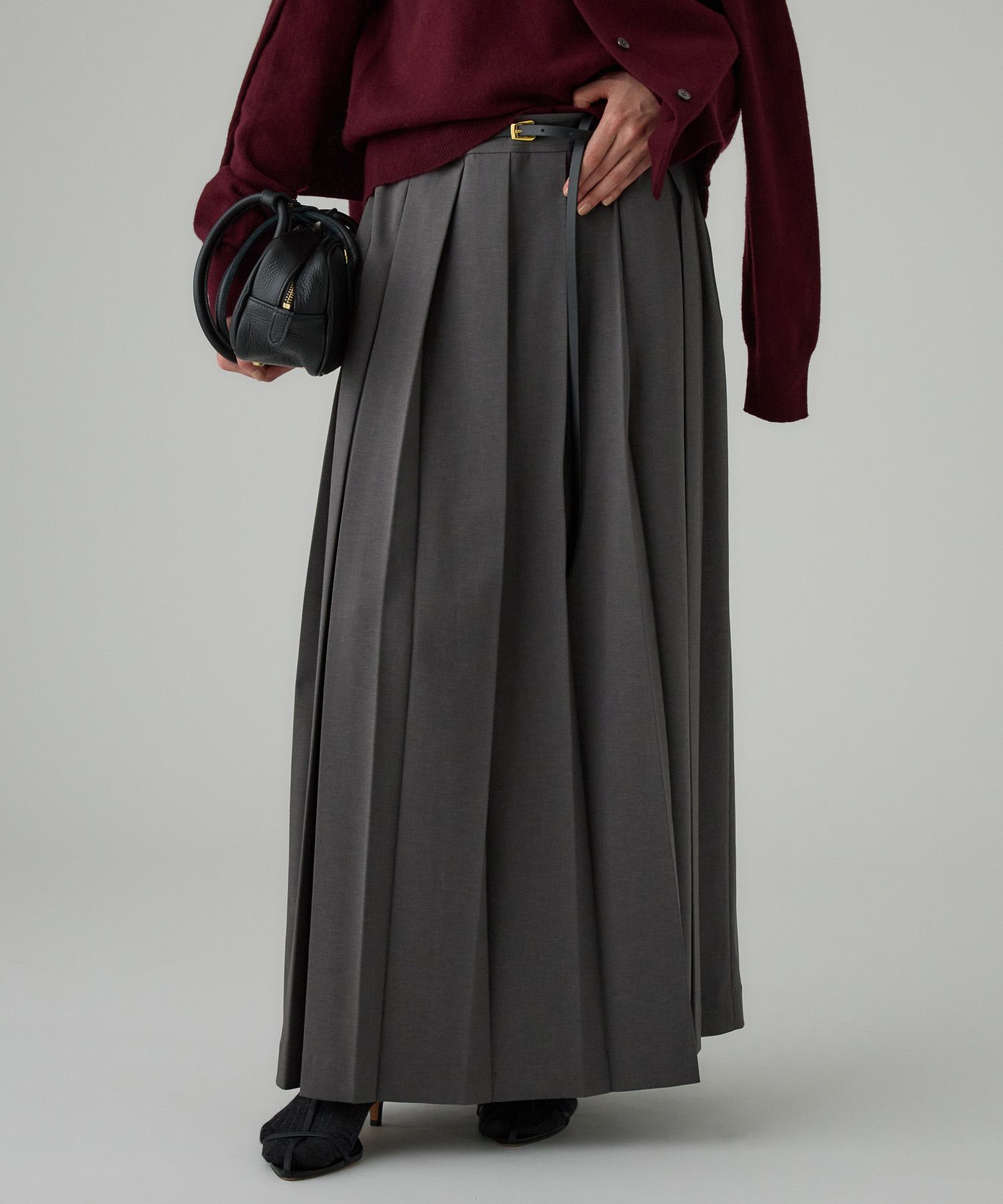 BABYLONE「プリーツフレアスカート」|スカート|ﾁｬｺｰﾙ