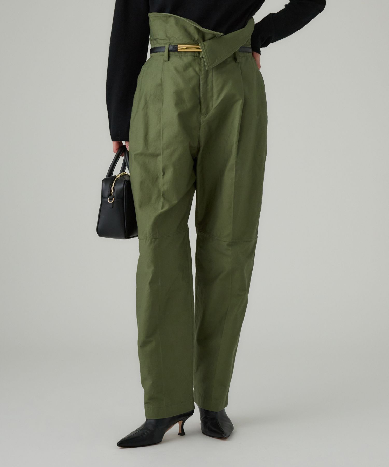 BABYLONE「【柳橋唯さんコラボアイテム】ハイウエスト2WAYチノ」|チノ|ｶｰｷ