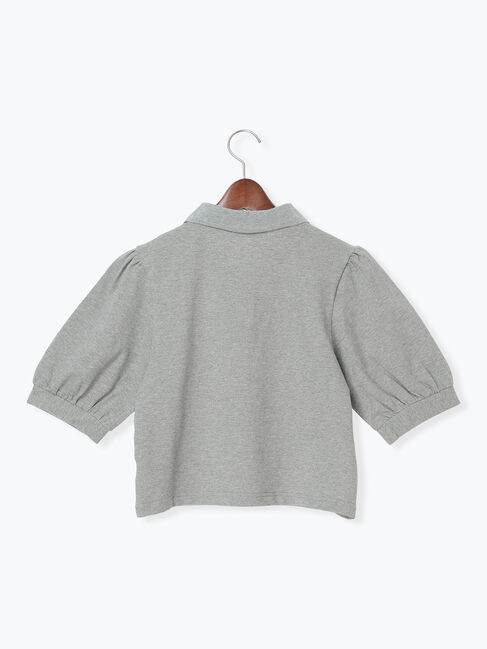 Te chichi TERRASSE「刺繍入りパフスリーブポロシャツ」|その他|