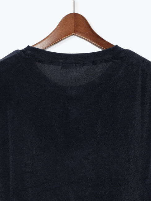 Te chichi「シアーベロアロゴ刺繍TOPS」|Tシャツ・カットソー|