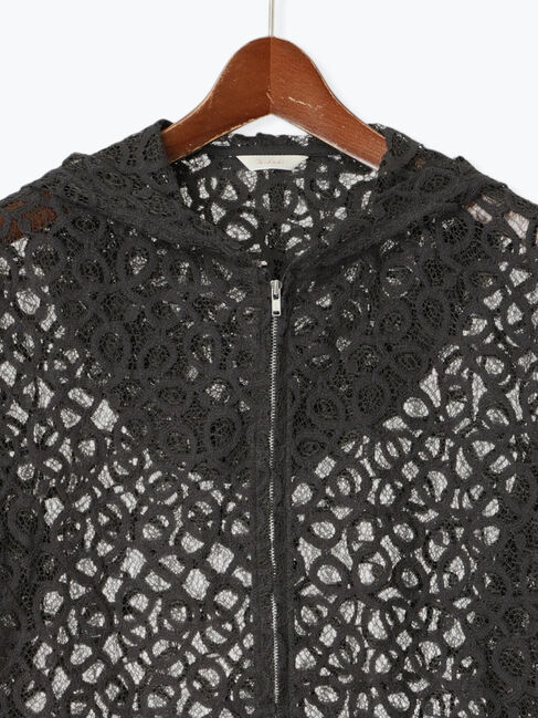 Te chichi「レースジップアップフーディー」|シャツ・ブラウス|