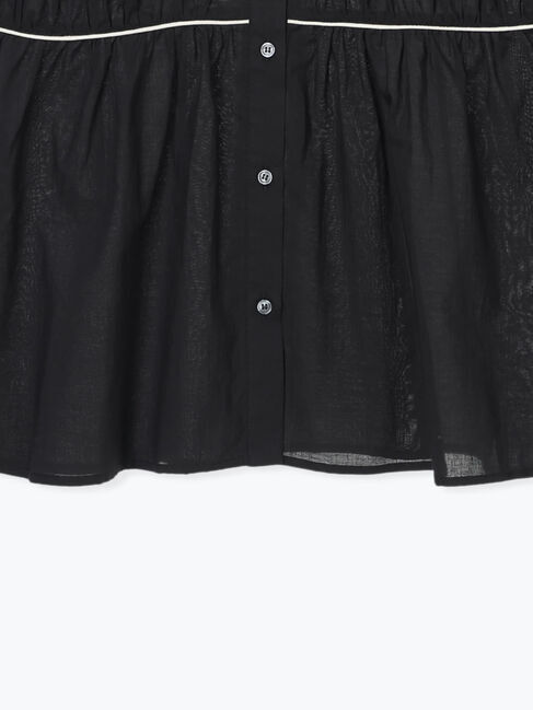 Te chichi「バイカラーパイピングブラウス」|シャツ・ブラウス|