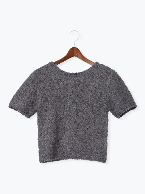 Te chichi「テープヤーン前後2WAY5分袖カーディガン」|カーディガン|