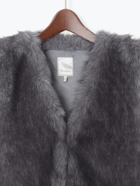 Te chichi「ショートファーベスト《2025winter catalog item》」|ダウンベスト・ベスト|