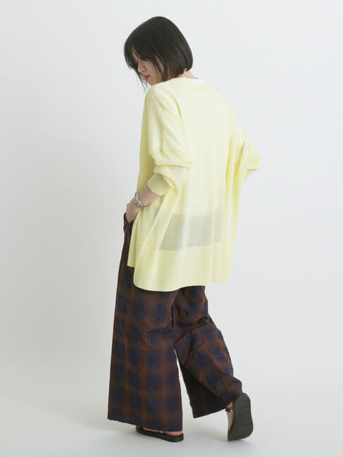 sm2rhythm「シアーロングカーディガン」|カーディガン|