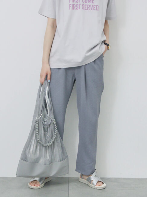 Samansa Mos2 blue「【接触冷感】マルチスタイルイージーパンツ」|その他|