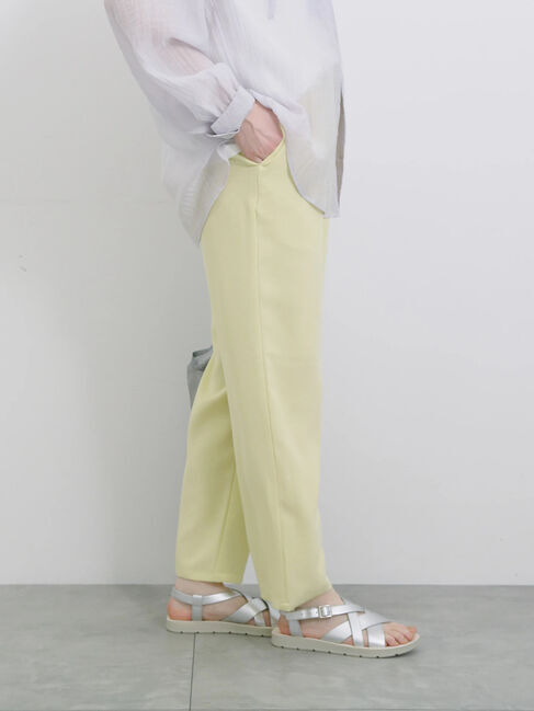 Samansa Mos2 blue「【接触冷感】マルチスタイルイージーパンツ」|その他|