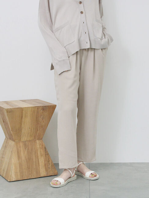 Samansa Mos2 blue「【接触冷感】マルチスタイルイージーパンツ」|その他|