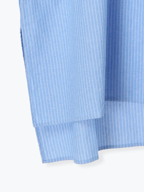 Samansa Mos2「【クールコットン】柄アソートスキッパーチュニック」|シャツ・ブラウス|