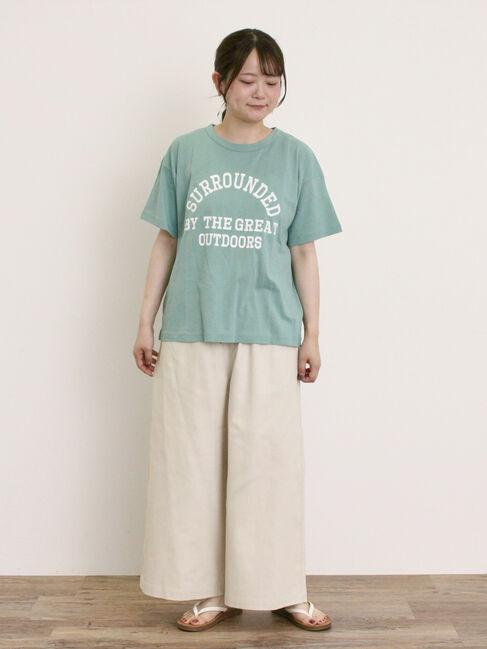 Samansa Mos2「【M/Lサイズ】ツイルストレートパンツ」|その他|