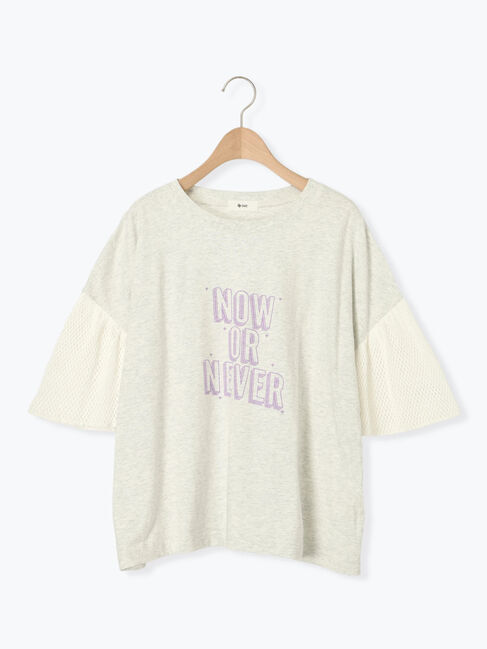 SM2「[接触冷感]袖メッシュプリントTシャツ」|Tシャツ・カットソー|