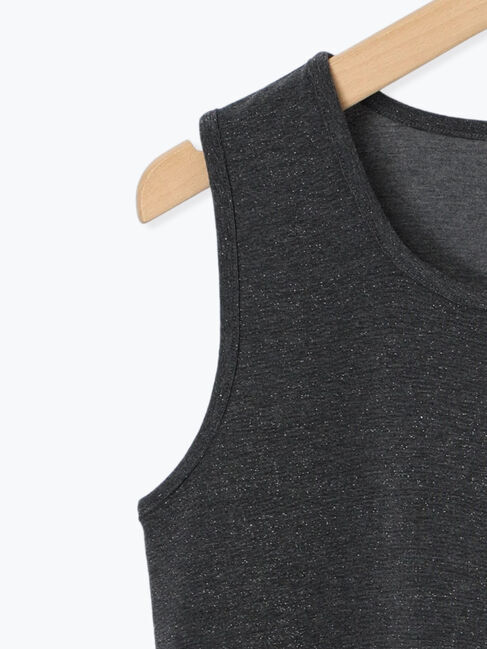 Samansa Mos2 blue「ラメタンク」|Tシャツ・カットソー|