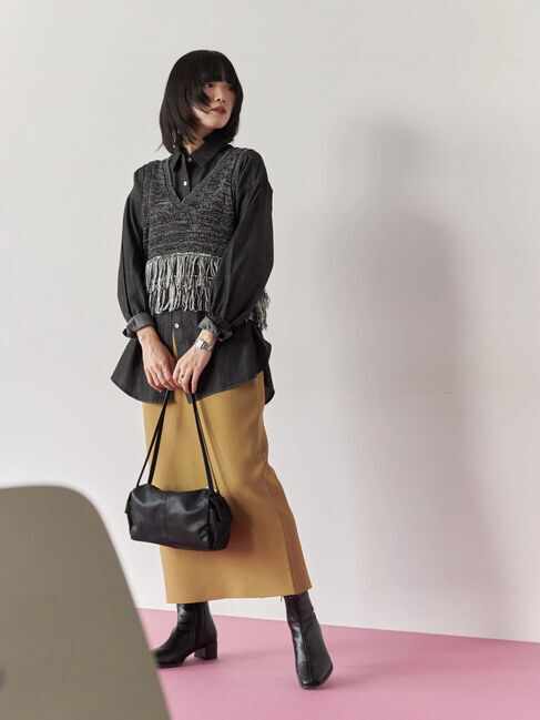 Samansa Mos2 blue「【マエストロ監修】ストレスフリーショートブーツ」|ビジネス・ドレスシューズ|