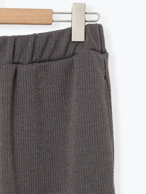 Samansa Mos2 blue「カットリブナロースカート」|スカート|