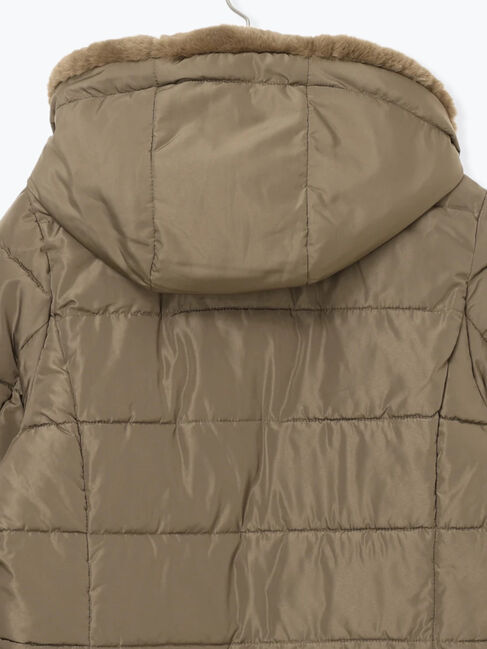 Samansa Mos2 blue「スタイルアップパデットコート」|その他|