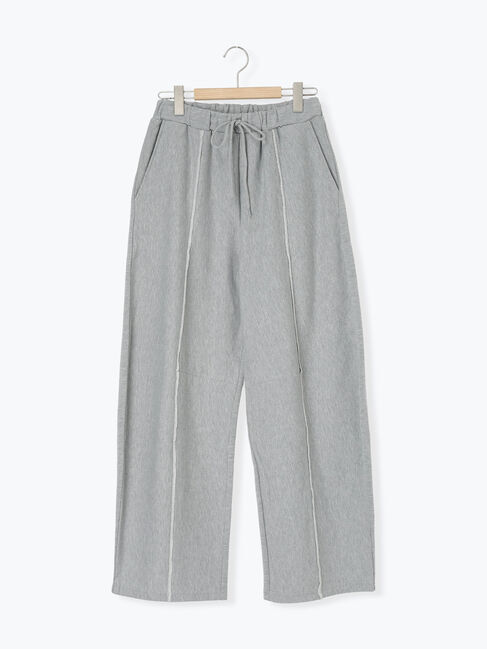 Samansa Mos2「カーブシルエットスウェットパンツ」|その他|グレー