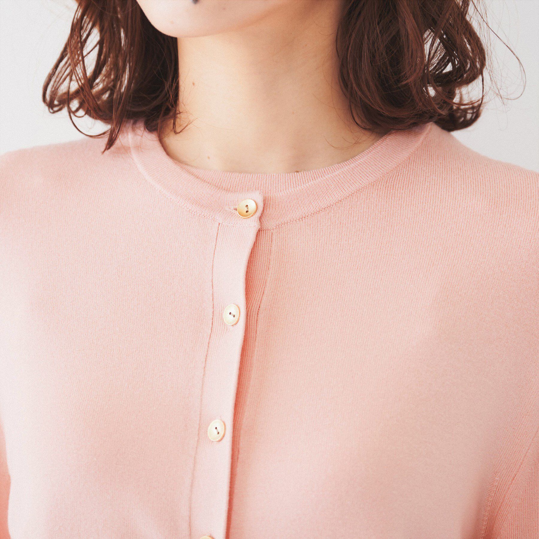 UNTITLED「【アンサンブル可能/6色展開】スパンレーヨン カーディガンニット」|カーディガン|