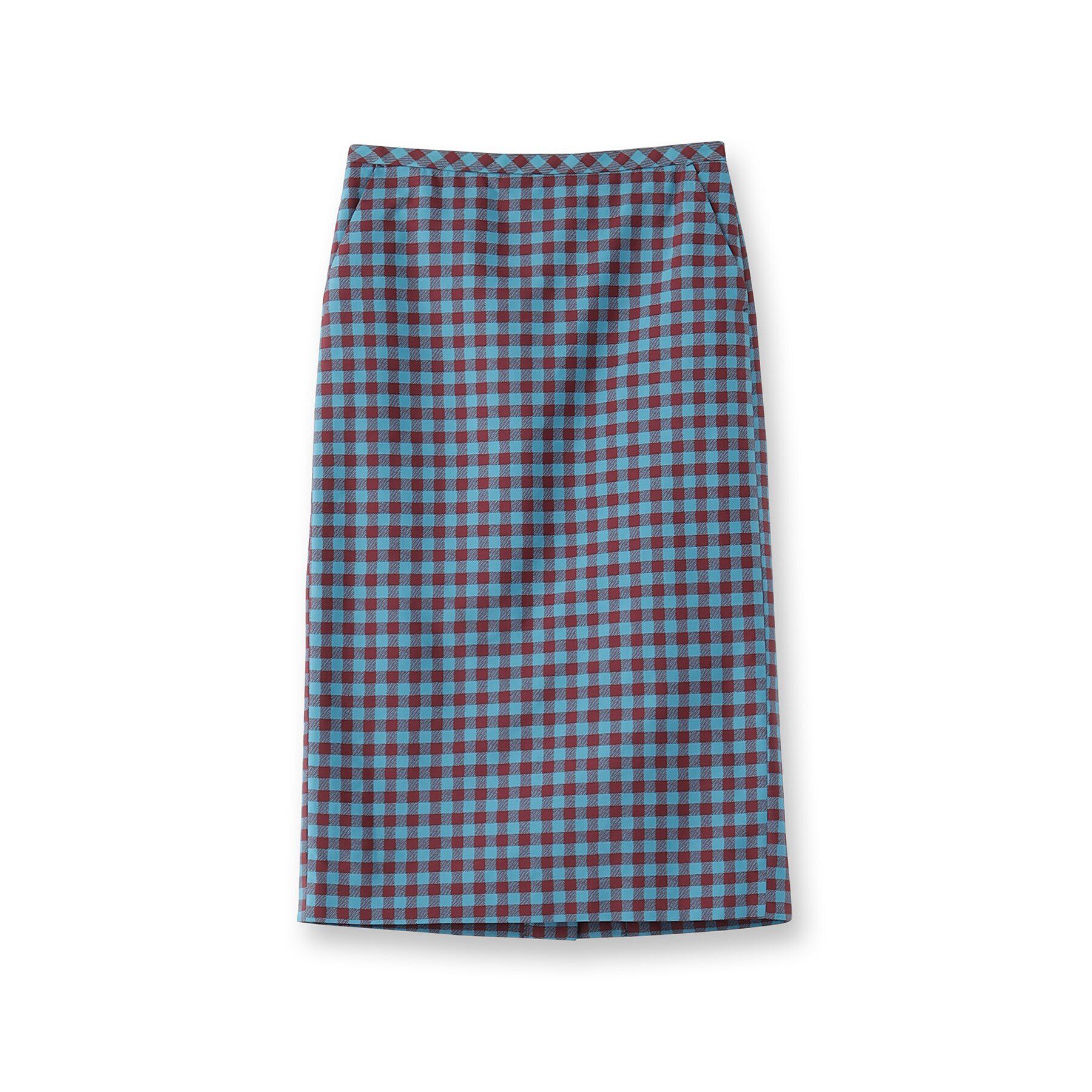 UNTITLED「【セットアップ可能】ギンガムチェック ペンシルスカート」|スカート|