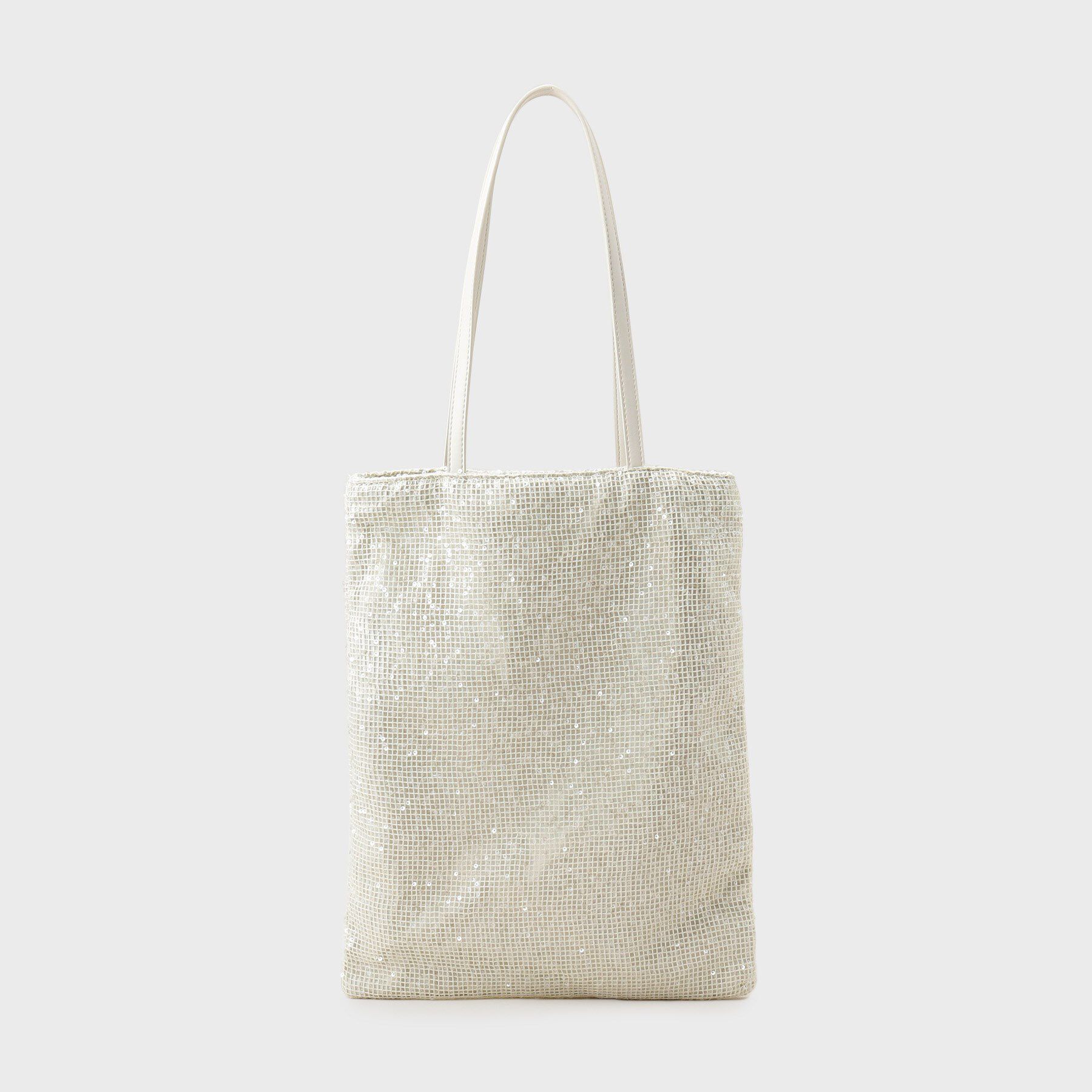 UNTITLED「スパンコールメッシュトート」|トートバッグ|