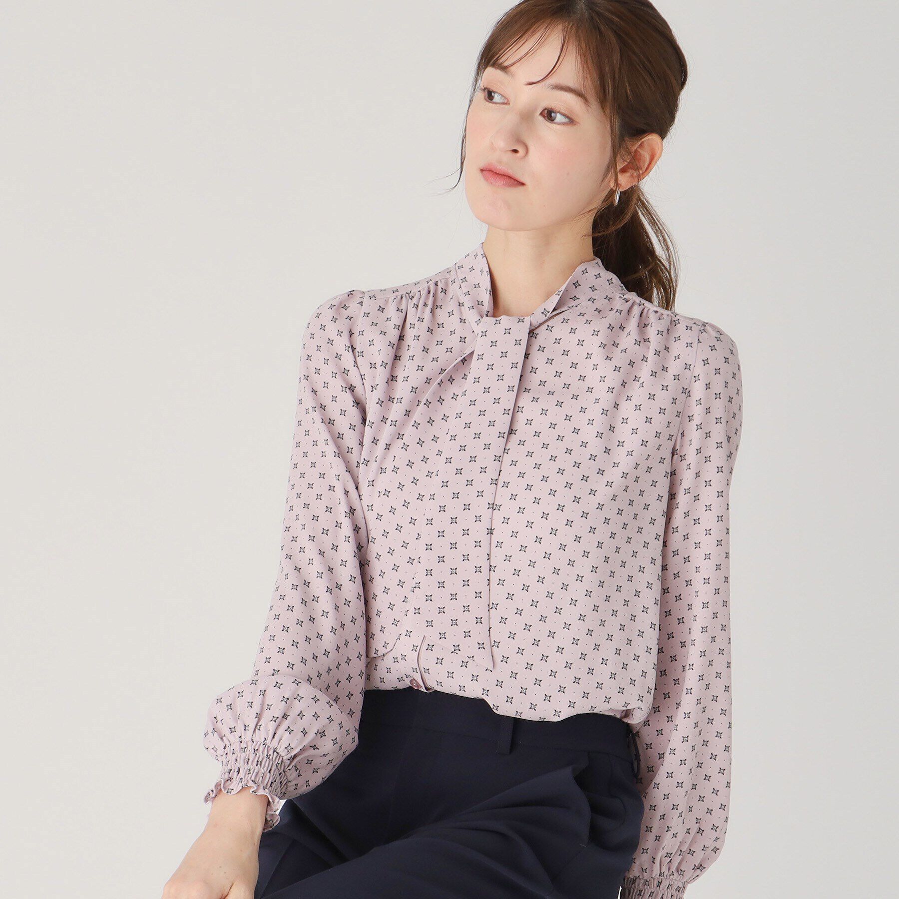 COUP DE CHANCE「【洗える／日本製】ボウブラウス」|シャツ・ブラウス|