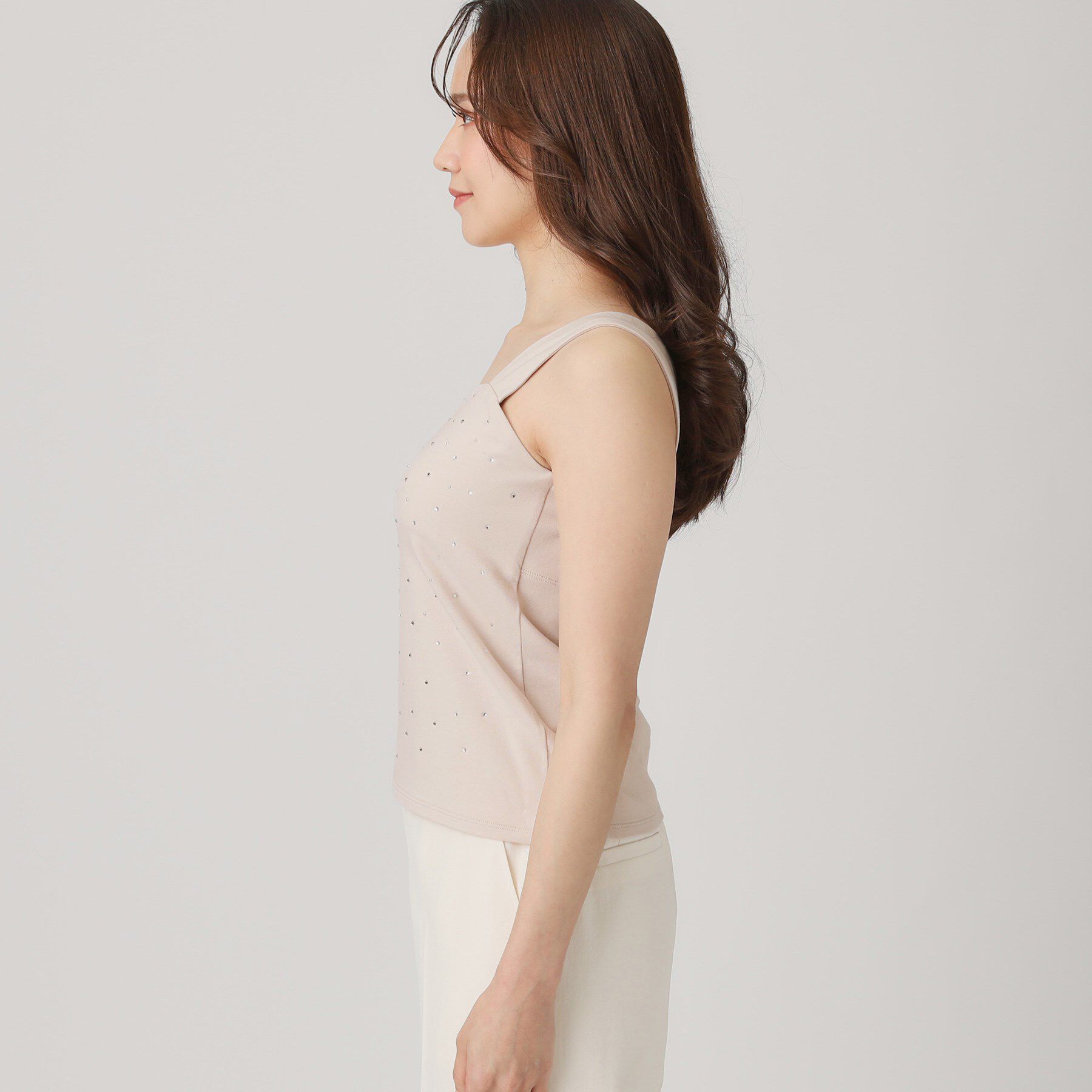 COUP DE CHANCE「【洗える／日本製】ジルコンキャミソール」|キャミソール|