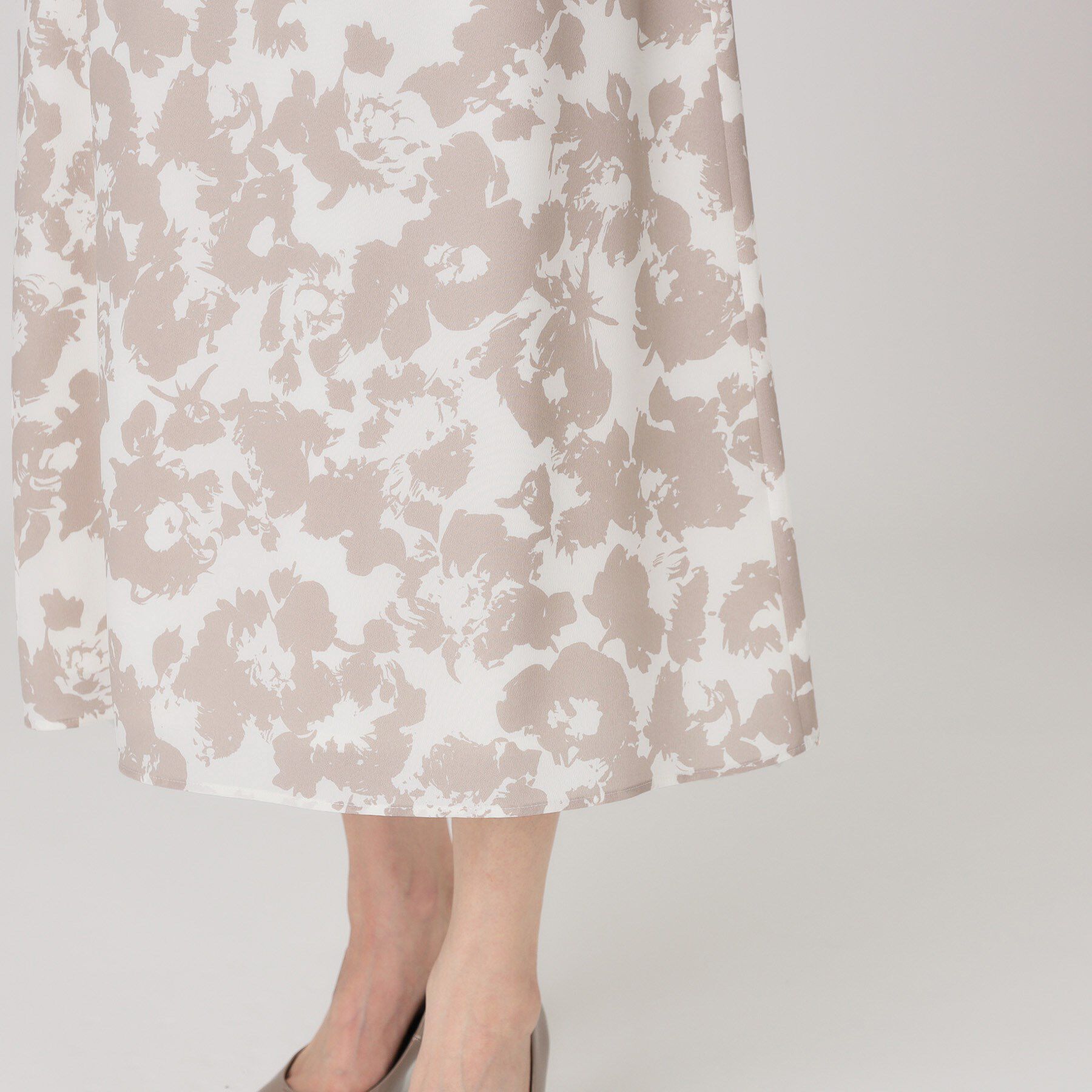 COUP DE CHANCE「【手洗い可／日本製】花柄フレアスカート」|スカート|