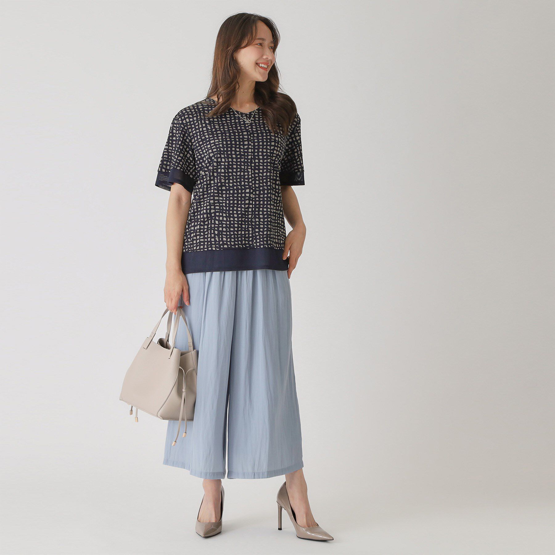 COUP DE CHANCE「【手洗い可】リラクシージャージトップス」|Tシャツ・カットソー|