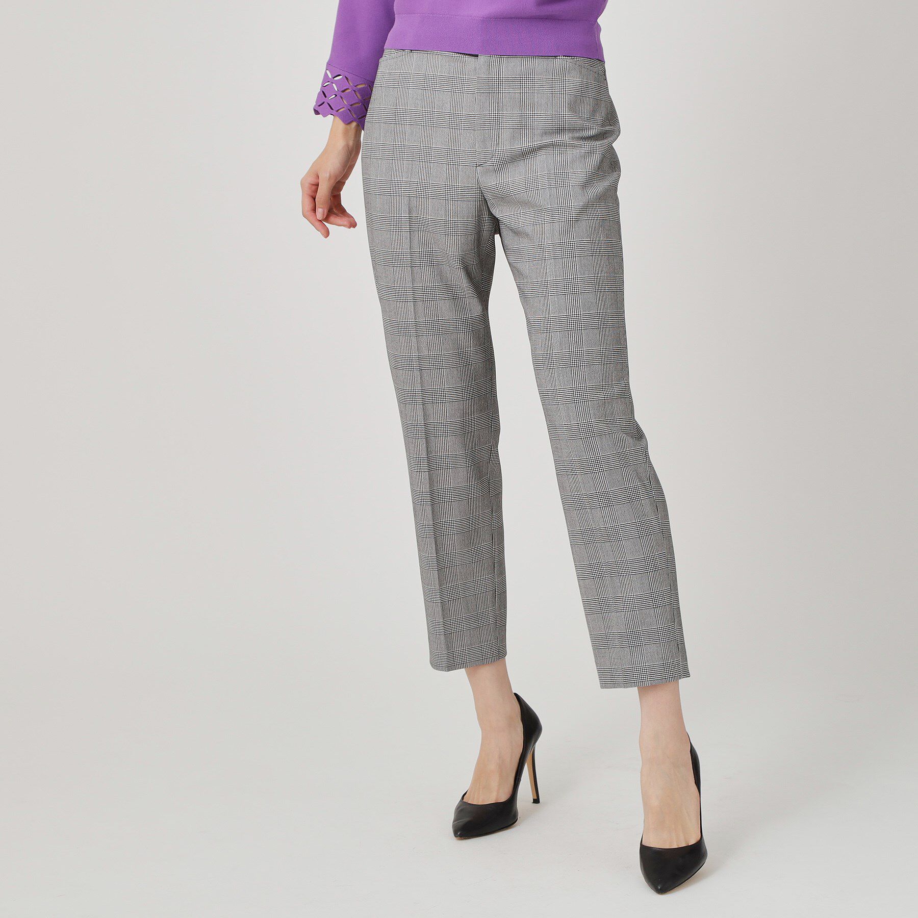 COUP DE CHANCE「【手洗い可／日本製／ストレッチ】定番センタープレス入りパンツ」|その他|ブラック(219)