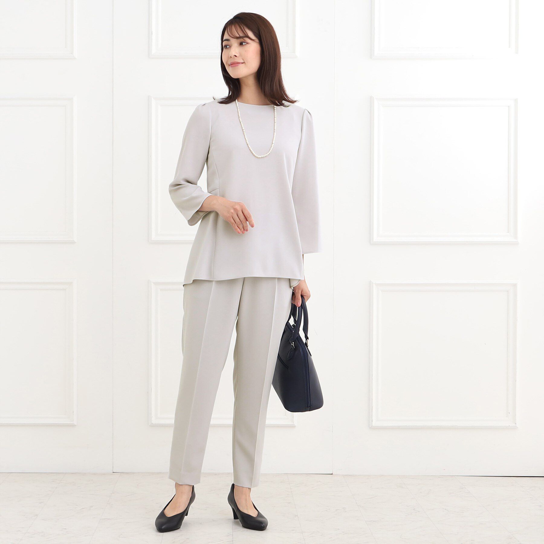 Reflect「【フォーマル/洗える/セットアップ可】テーパードパンツ」|その他|