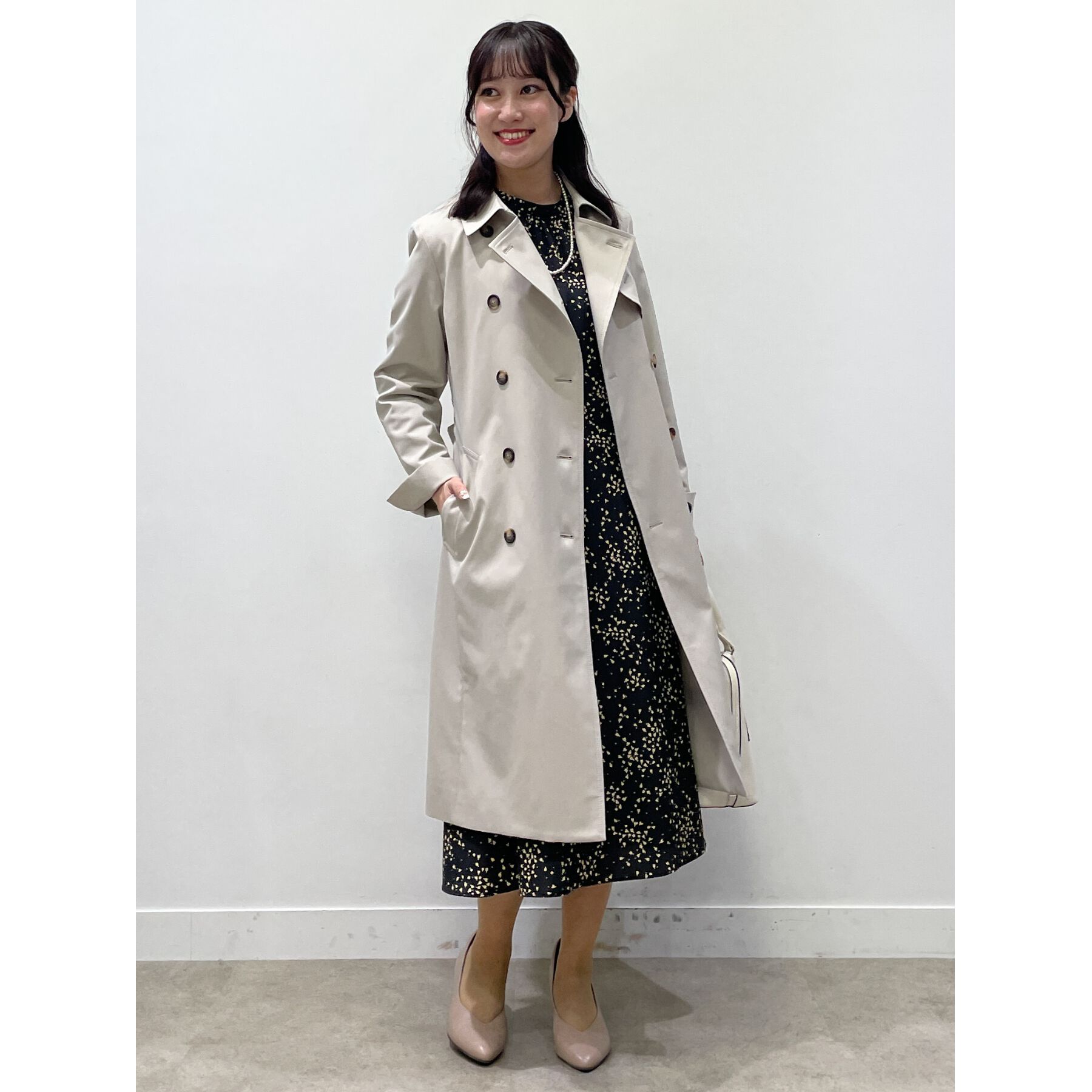 Reflect「【フォーマル/お仕事にもおすすめ／ライナー取り外し可】中綿ライナー付トレンチコート」|トレンチコート|