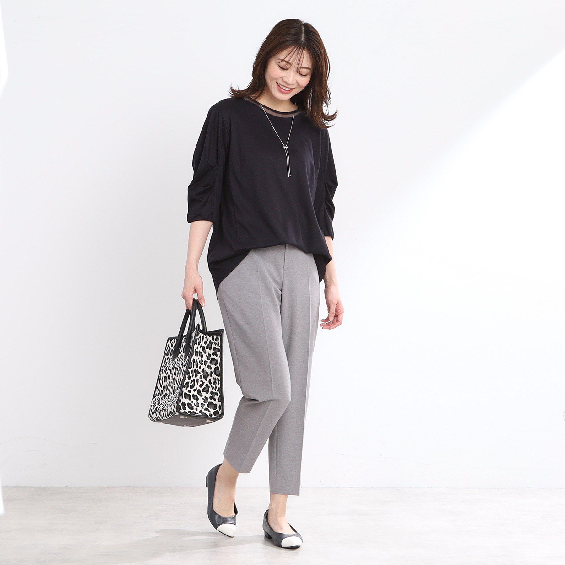 Reflect「【腰周りカバー】すっきり見えAラインカットソー」|Tシャツ・カットソー|