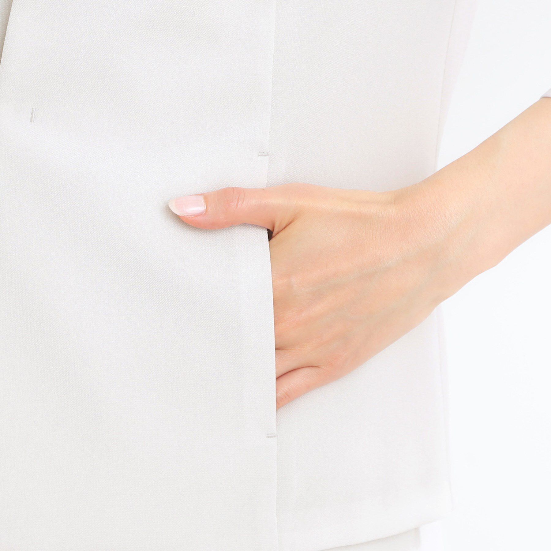 Reflect「【接触冷感／洗える／吸水速乾／夏のオケージョンに／セットアップ可】ノーカラージャケット」|ノーカラージャケット|