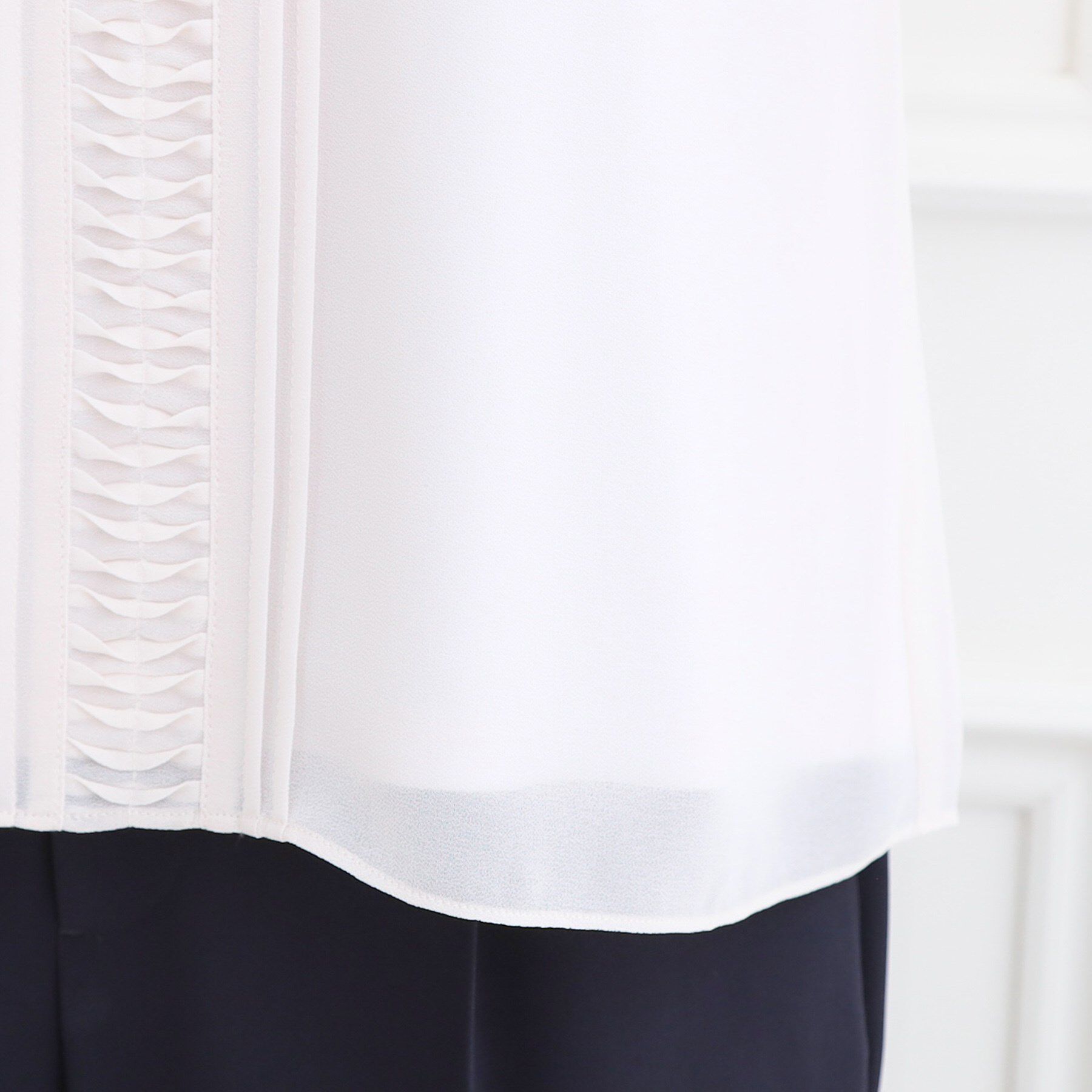 Reflect「【フォーマル／入卒／お仕事に◎】スタンドネックブラウス」|シャツ・ブラウス|