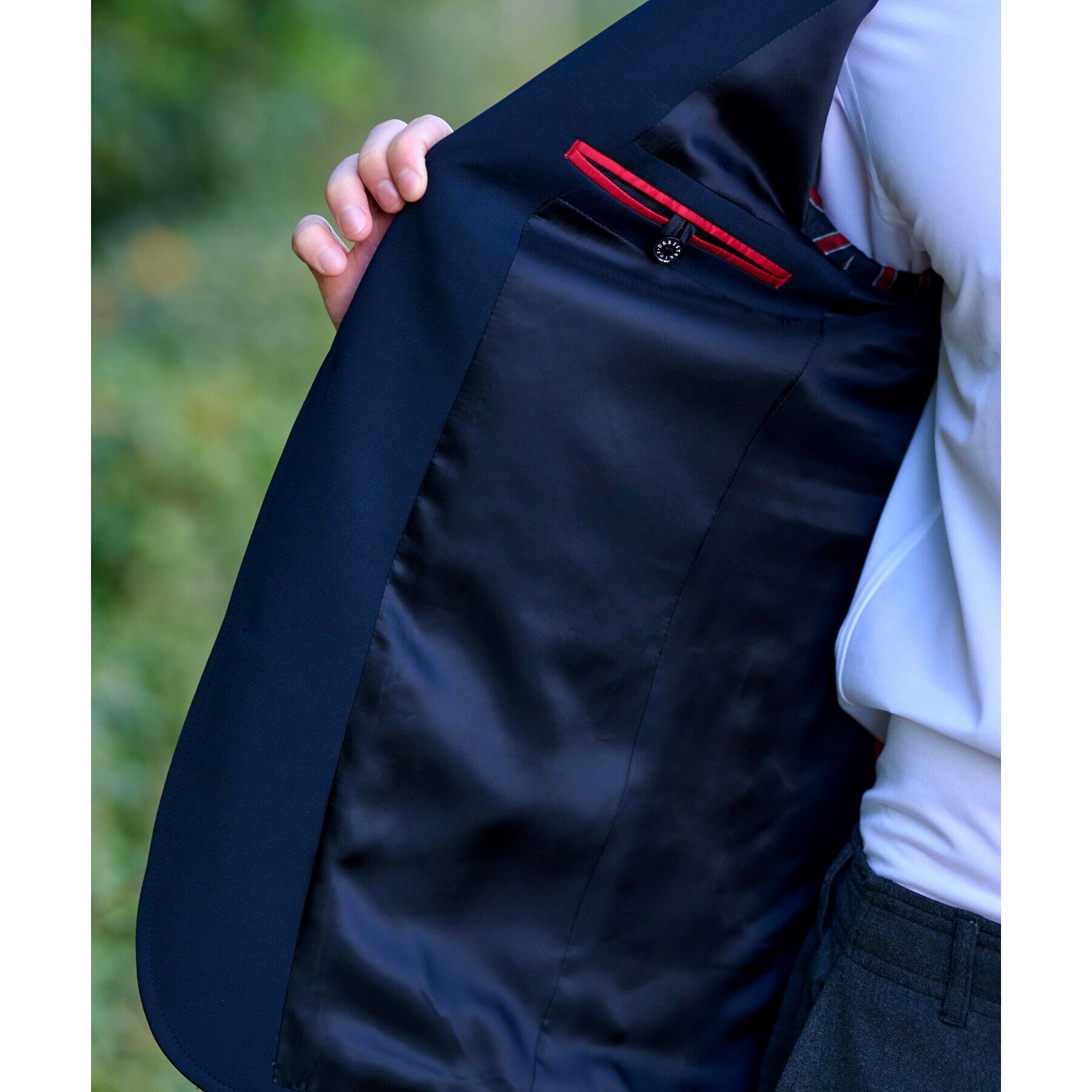 DRESSTERIOR「SUPER120&rsquo;S ネイビーブレザー」|テーラードジャケット|